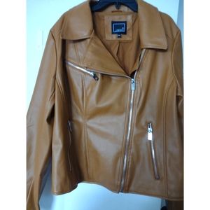 Faux Leather Moto Jacket